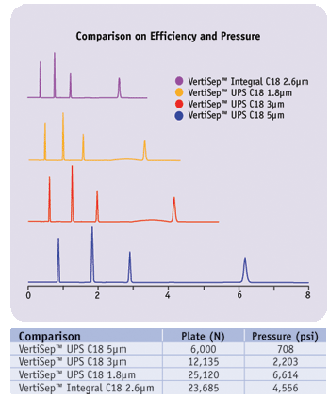 Vertical UPS HPLC COLUMN